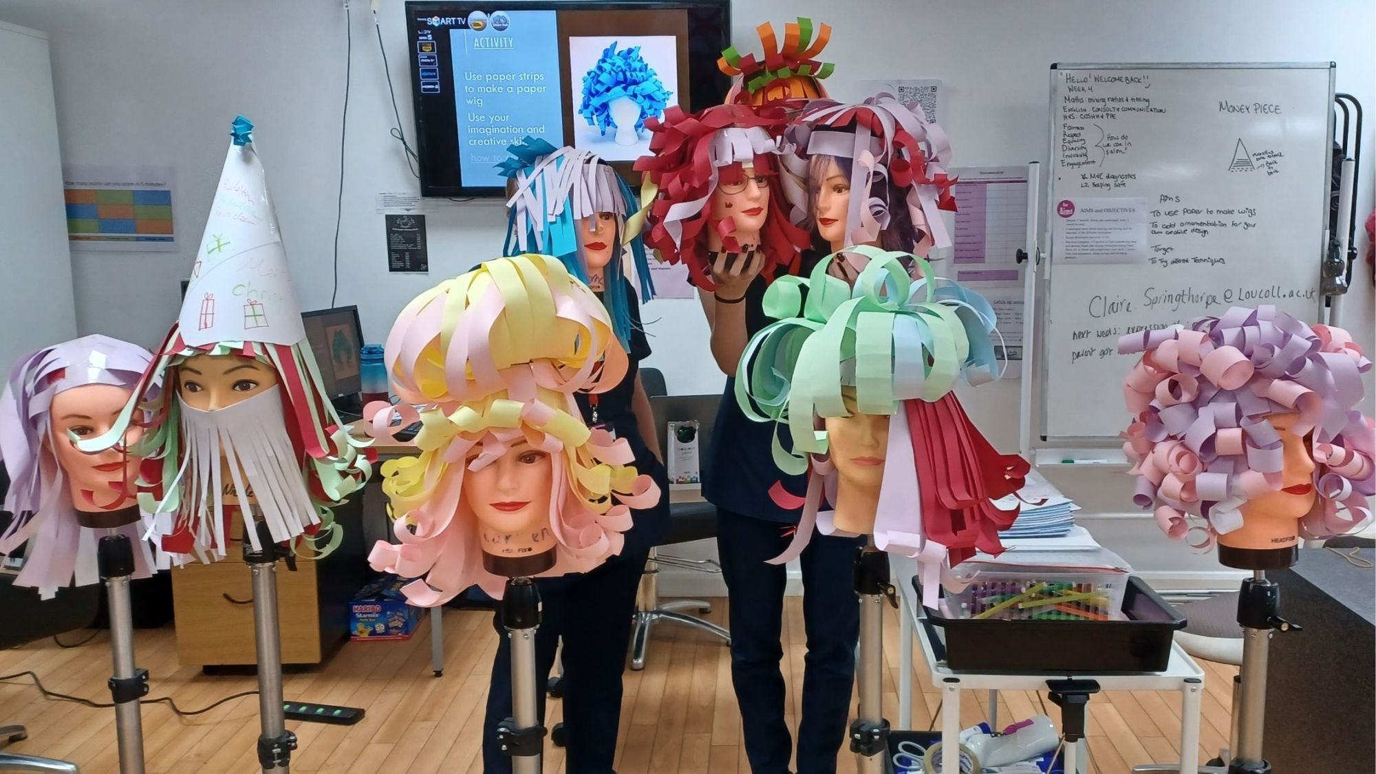 Hair and Beauty Students Let Creativity Shine with Hands-On Classes and Talks